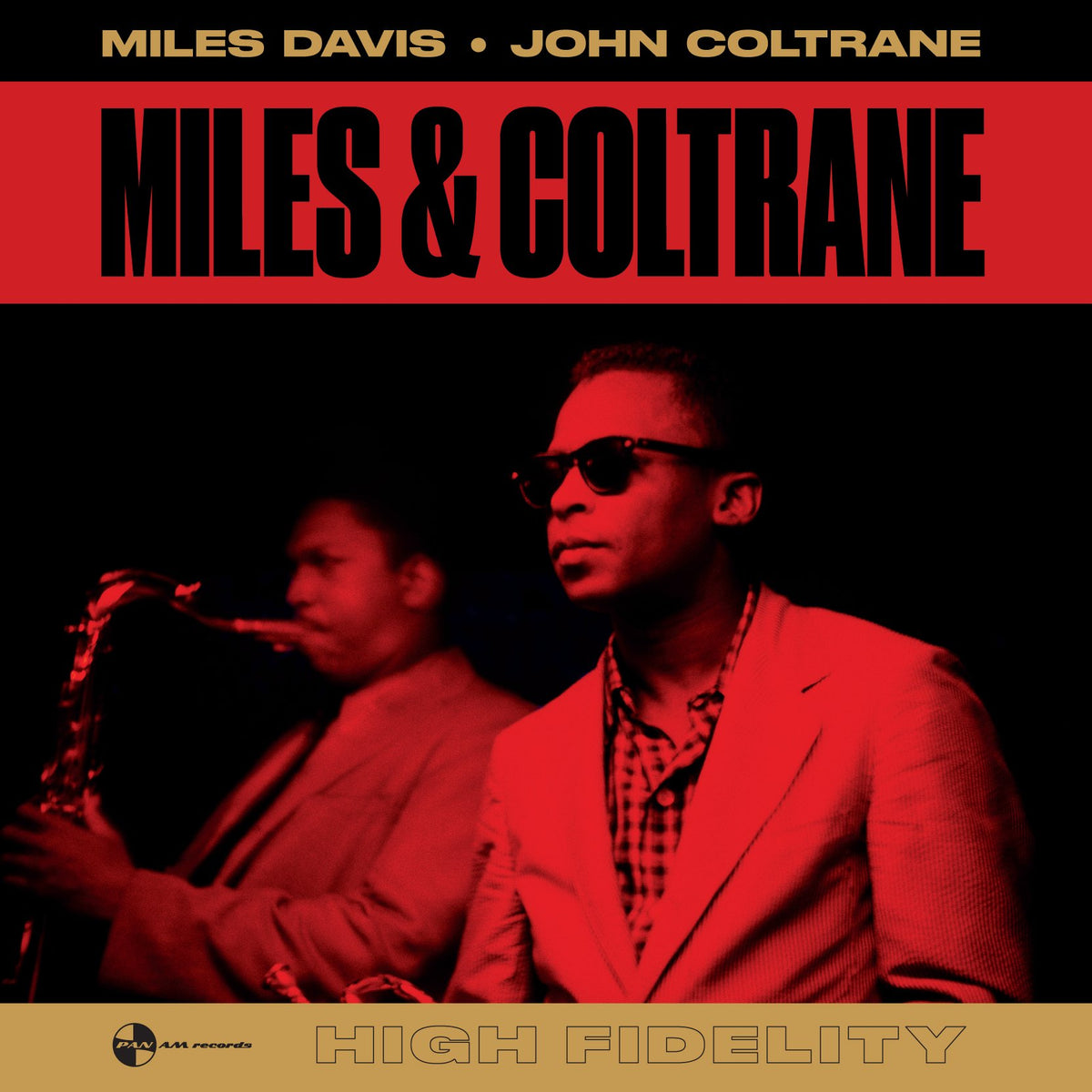 Miles Davis & John Coltrane – Miles & Coltrane vinyl record cover
