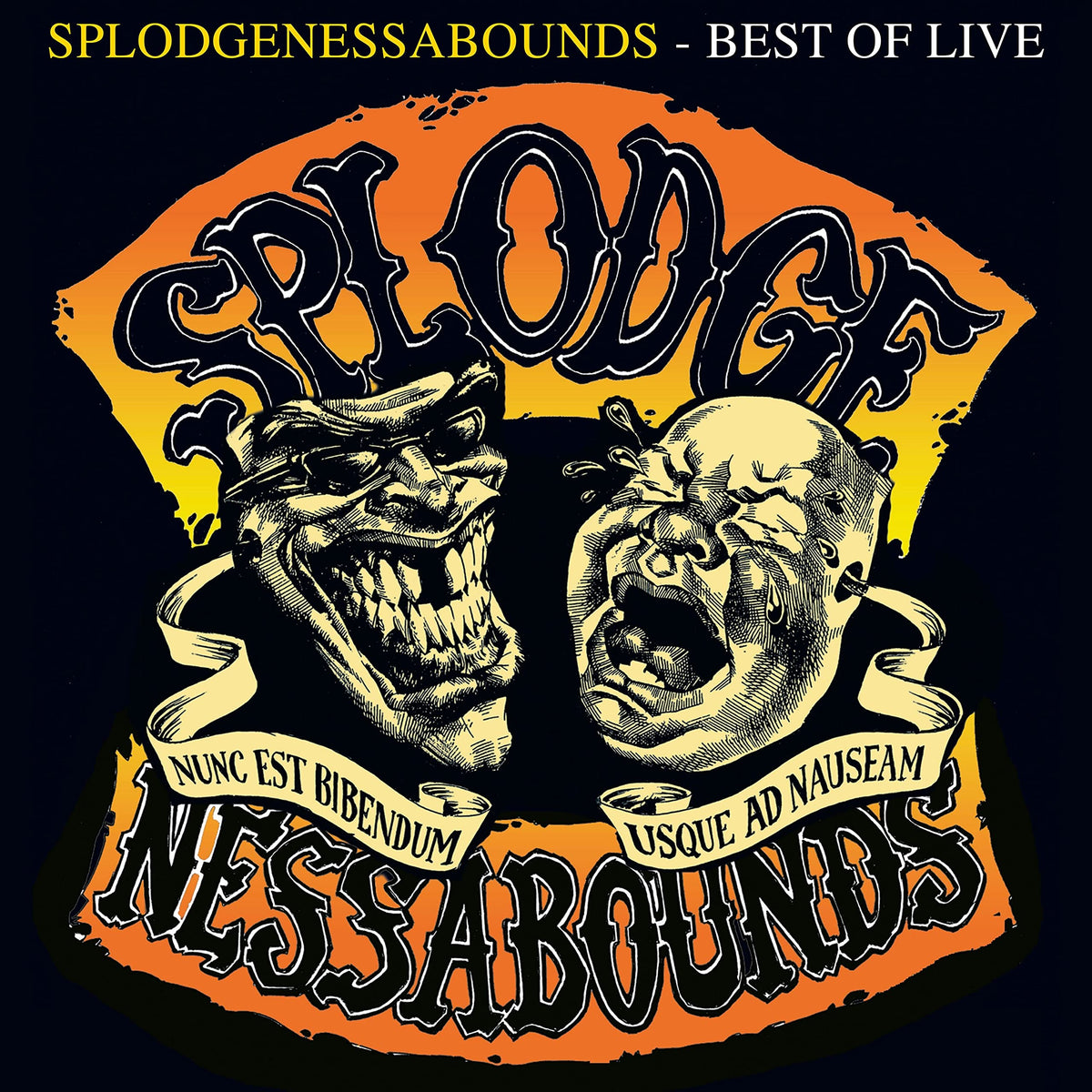 Splodgenessabounds – Best of Live vinyl record cover