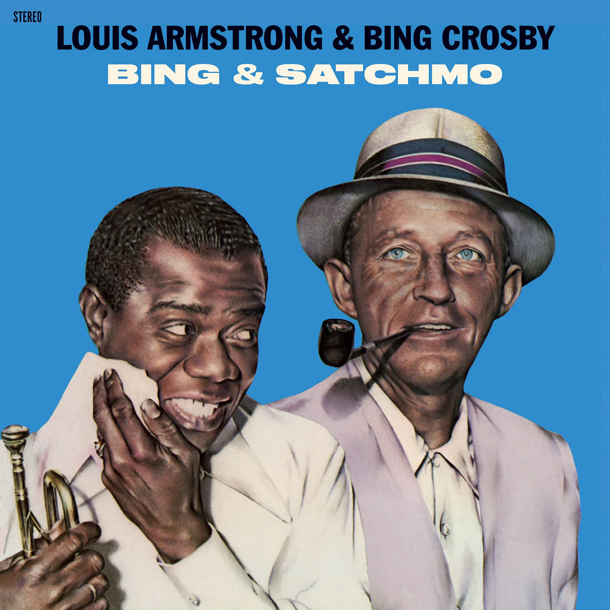 Louis Armstrong & Bing Crosby – Bing & Satchmo vinyl record cover