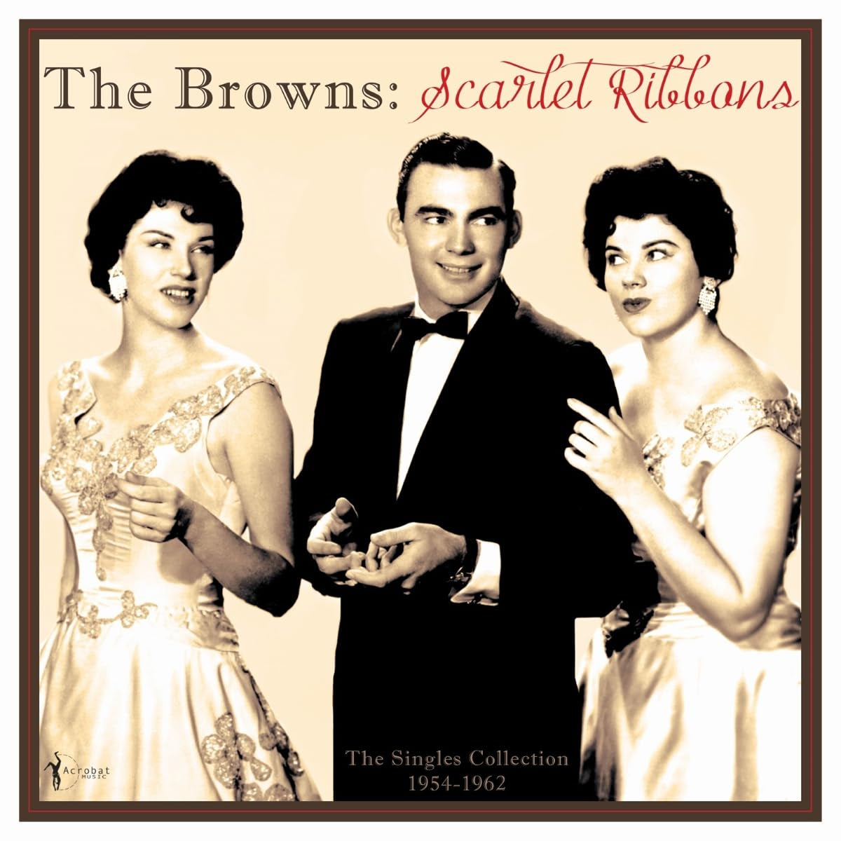 The Browns – Scarlet Ribbons vinyl record cover