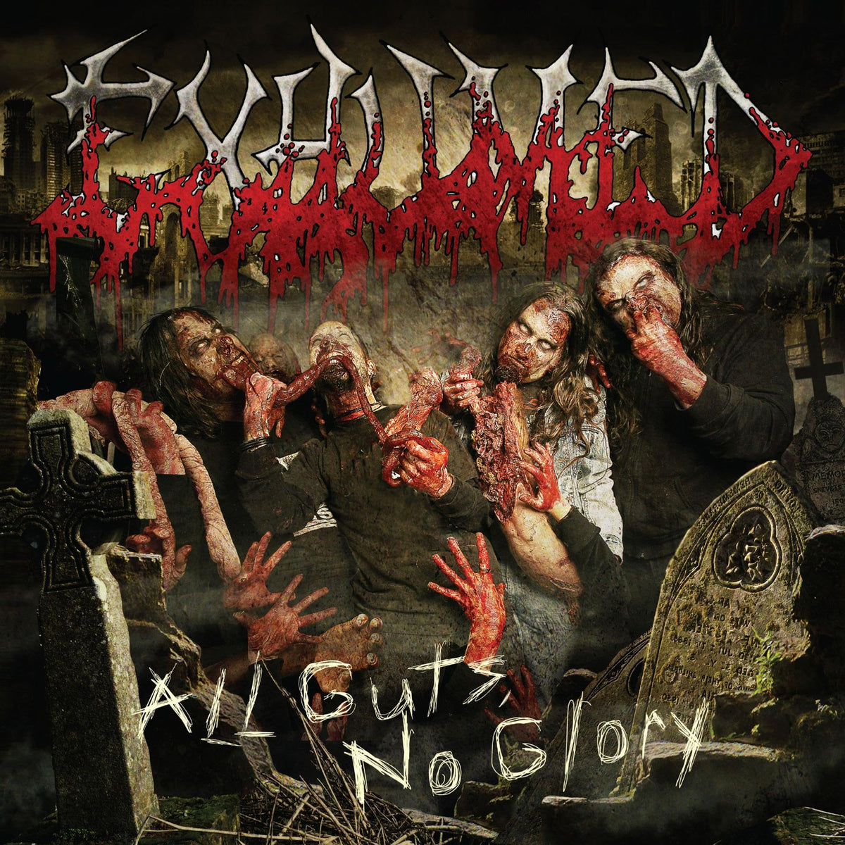 Exhumed – All Guts. No Glory vinyl record cover