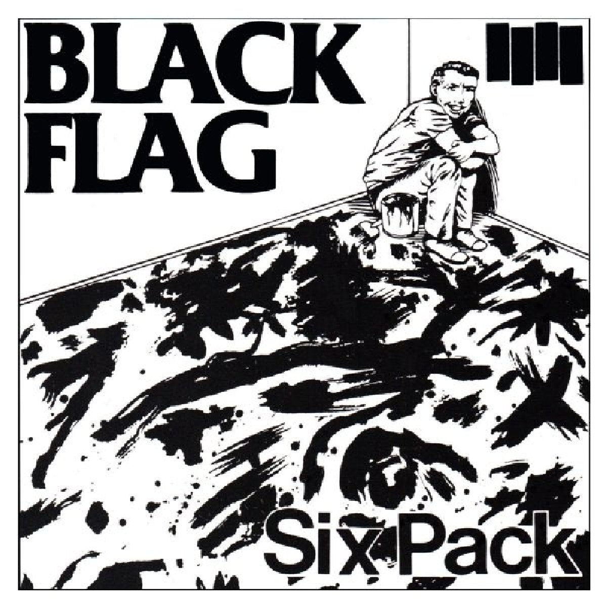 Black Flag – Six Pack vinyl record cover