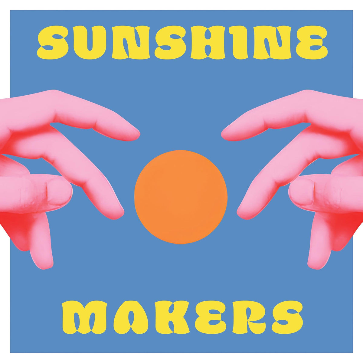 Sunshine Makers – Sunshine Makers (Yellow Sunburst With Orange And White Lp) (LP) by Sunshine Makers vinyl record cover