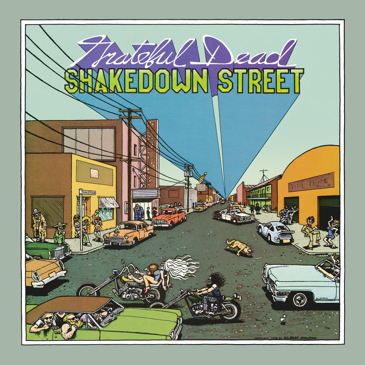 The Grateful Dead – Shakedown Street vinyl record cover