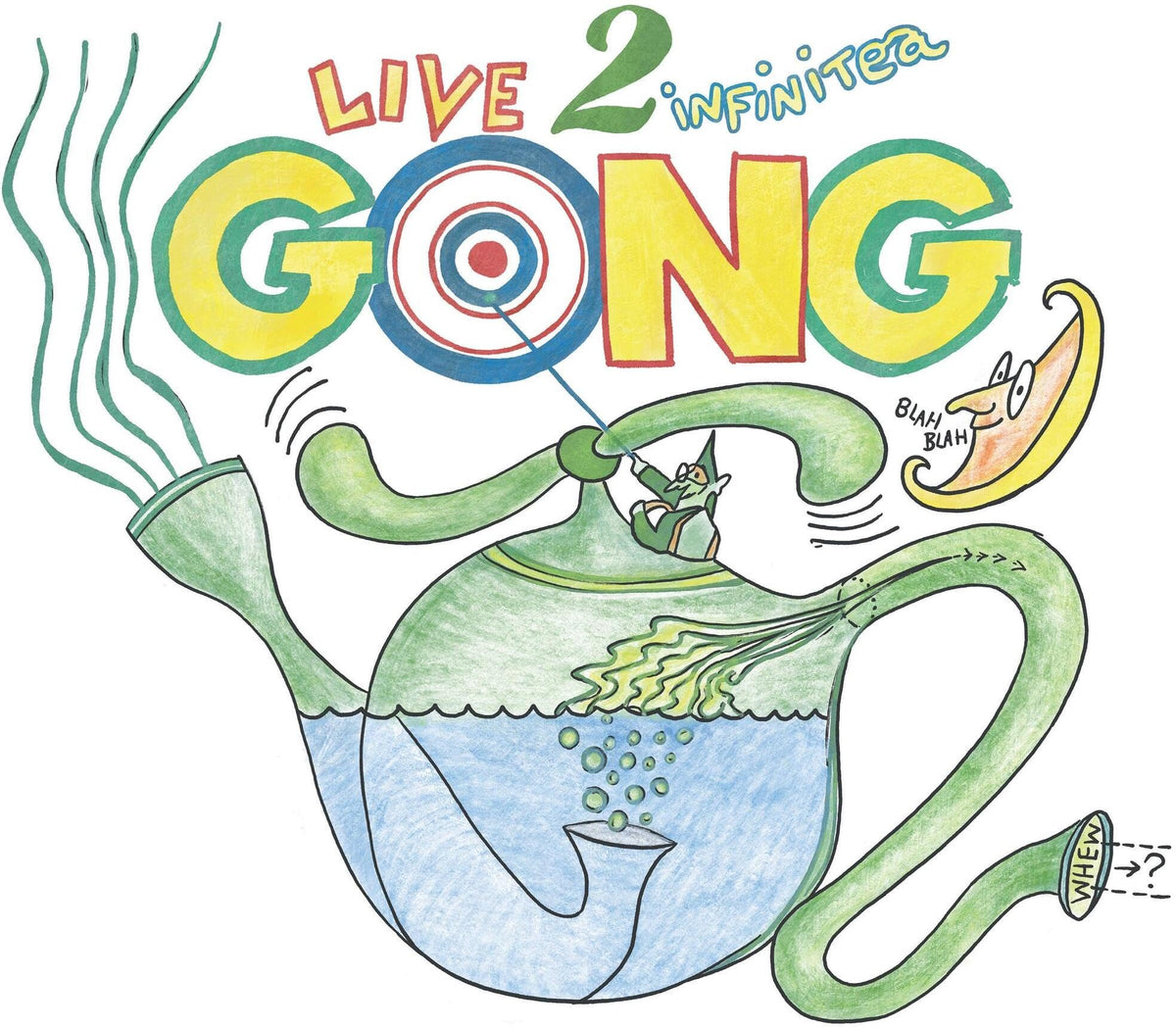 Gong – Live to Infinitea vinyl record cover