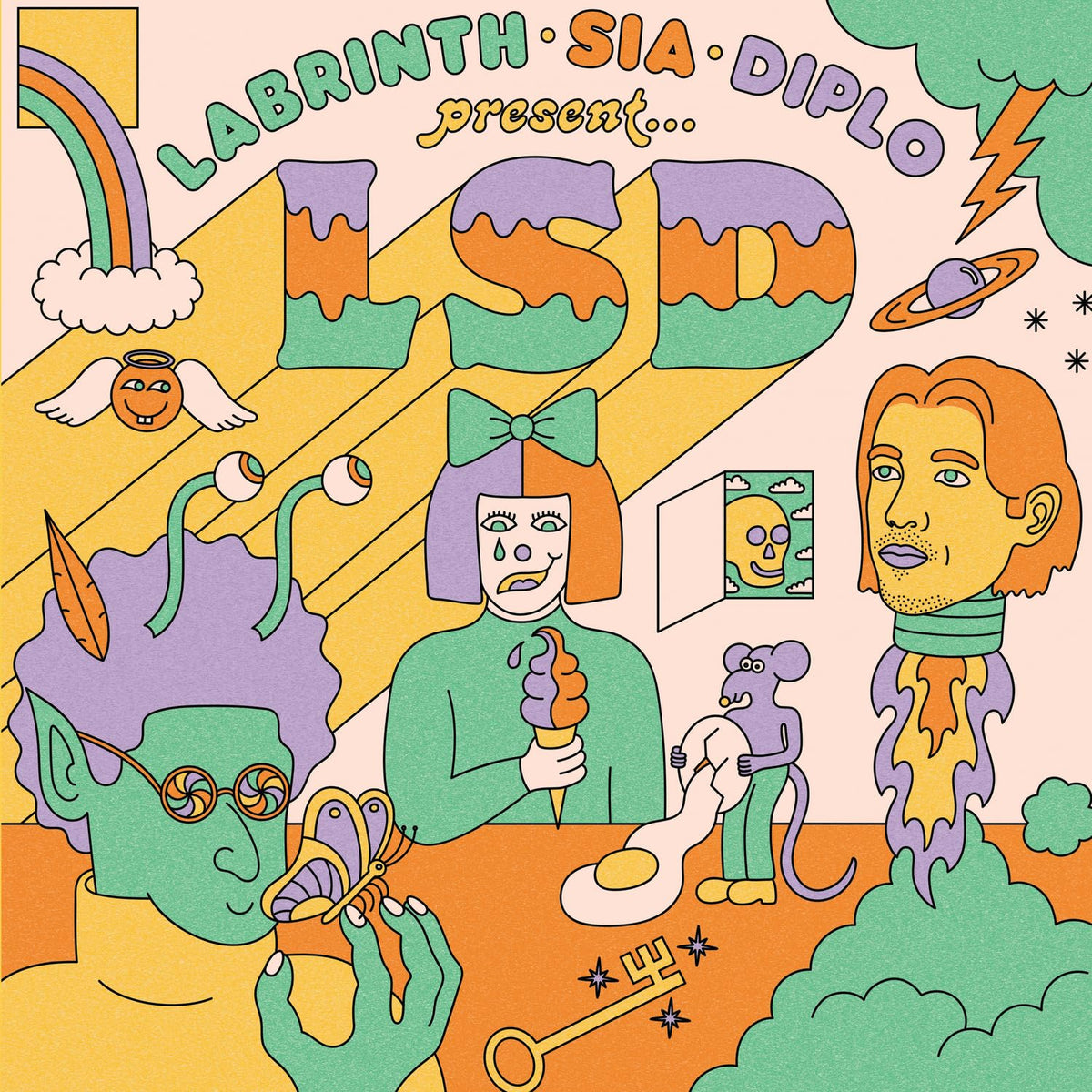Lsd – Labrinth, Sia & Diplo Present... LSD vinyl record cover