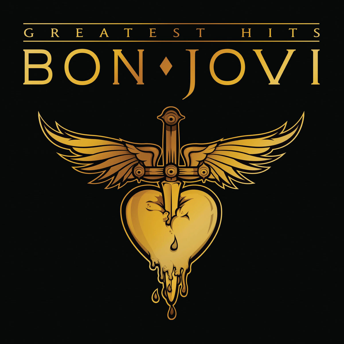 Bon Jovi – Greatest Hits vinyl record cover