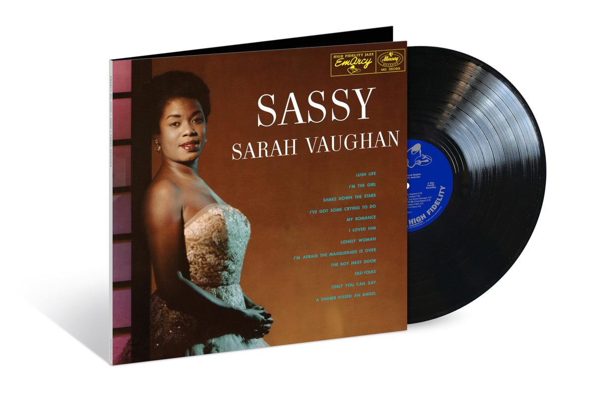 Sarah Vaughan – Sassy vinyl record cover