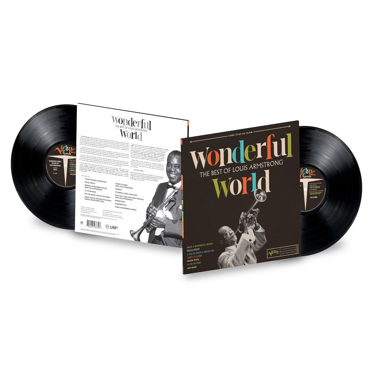 Louis Armstrong – Wonderful World vinyl record cover