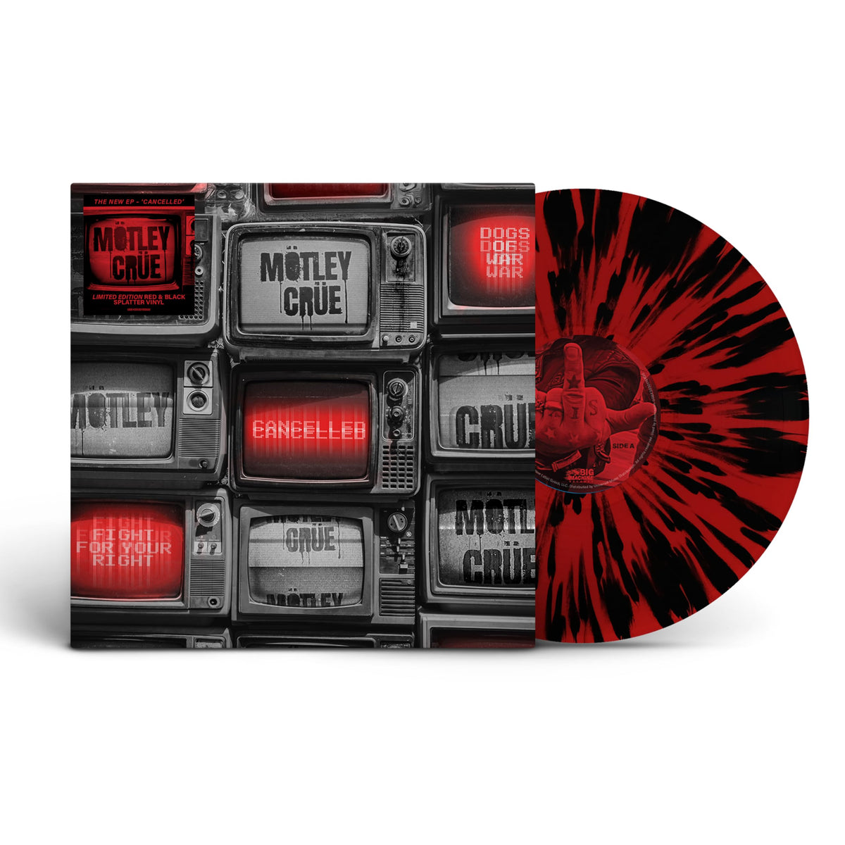 Mötley Crüe – Cancelled vinyl record cover