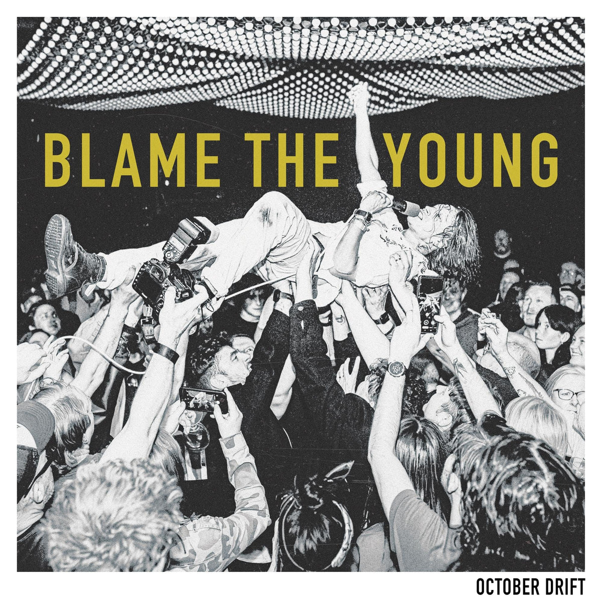 October Drift – Blame the Young vinyl record cover