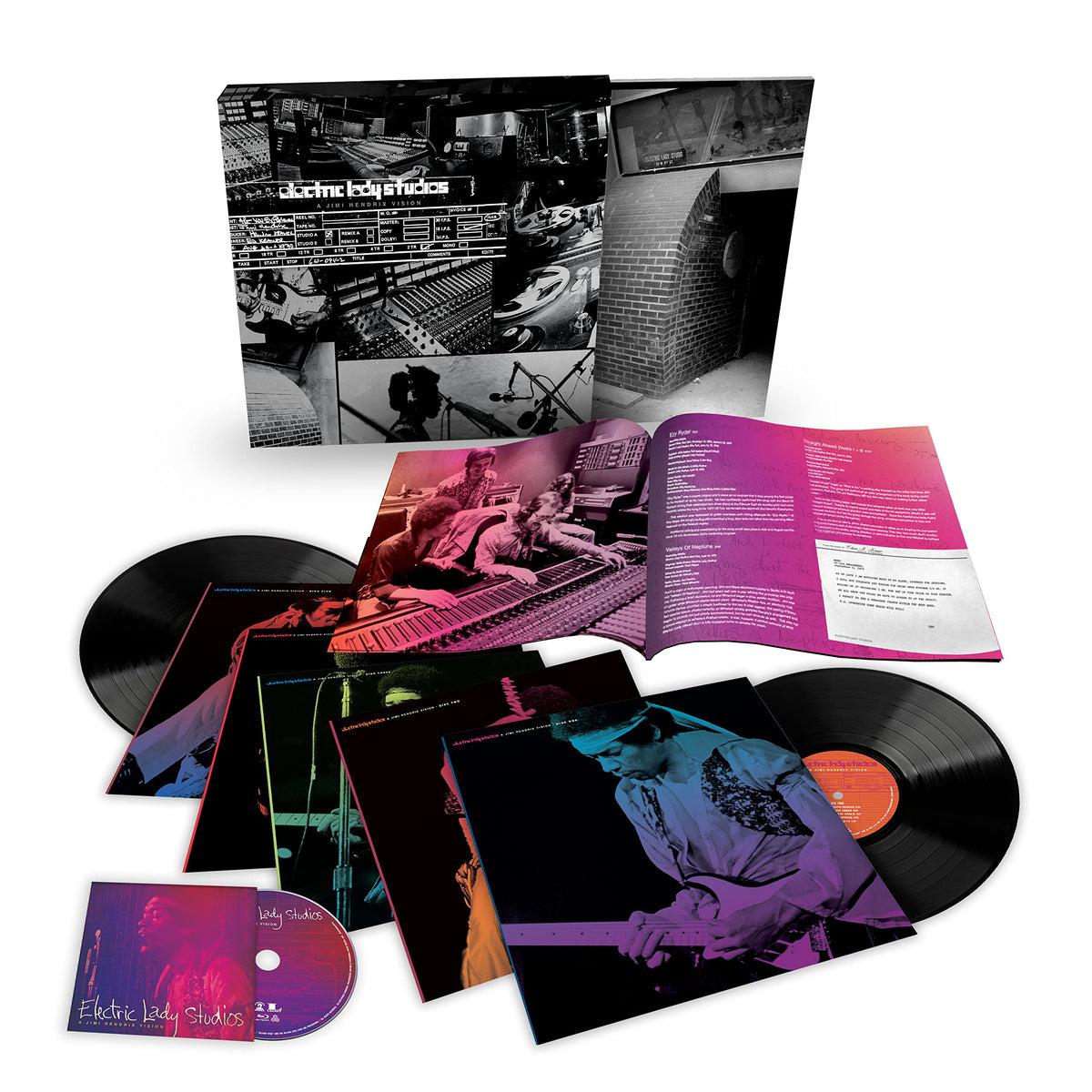 Jimi Hendrix – Electric Lady Studios vinyl record cover