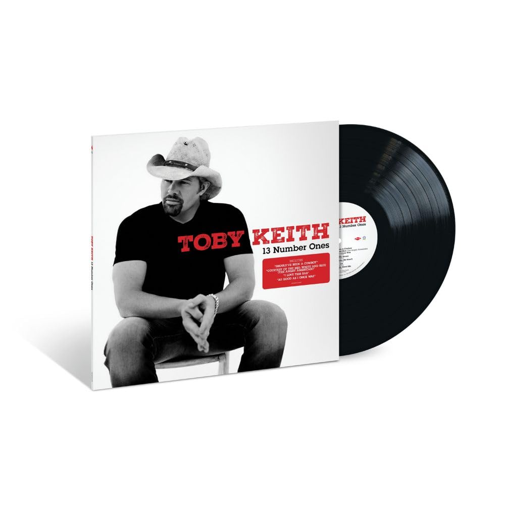 Toby Keith – 13 Number Ones vinyl record cover