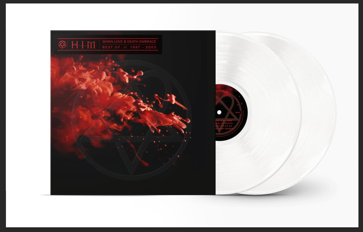 Him – When Love & Death Embrace (White Vinyl) vinyl record cover