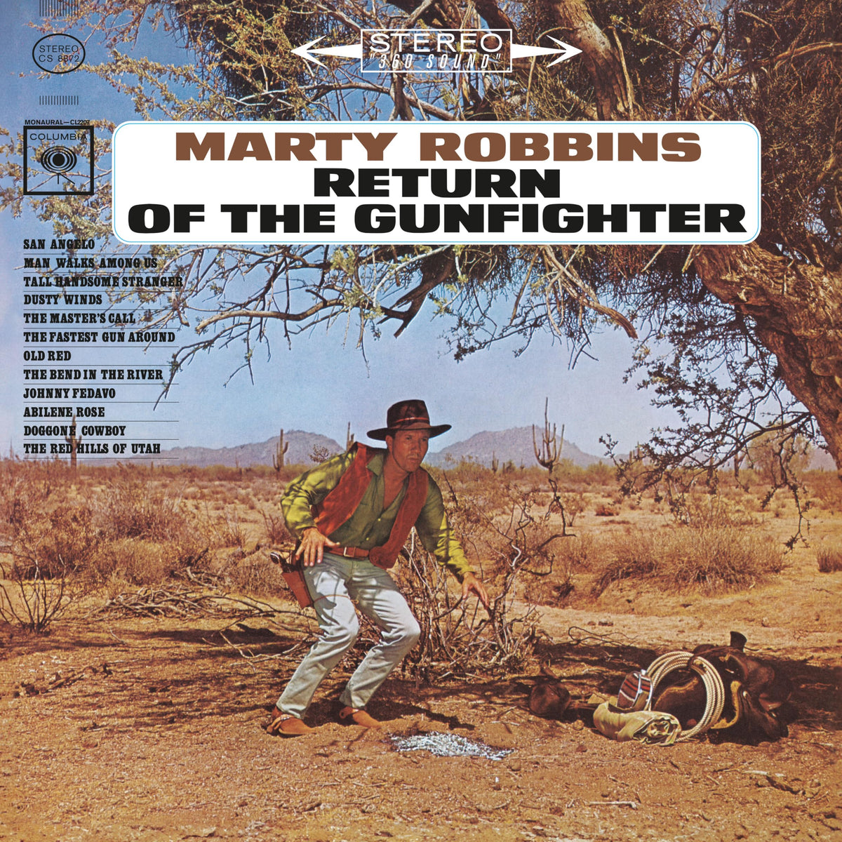 Marty Robbins – Return Of The Gunfighter vinyl record cover