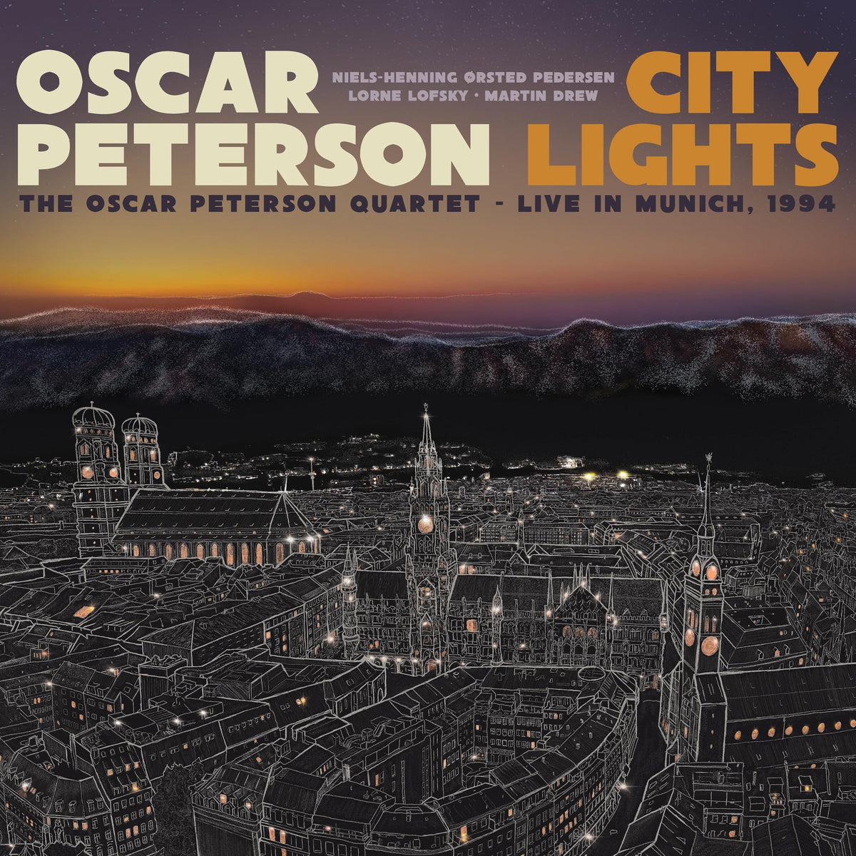 Oscar Peterson – City Lights vinyl record cover