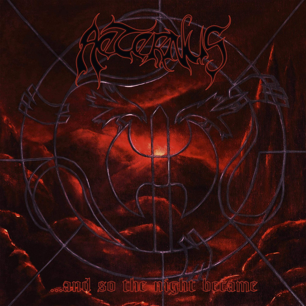 Aeternus – ...and So the Night Became vinyl record cover