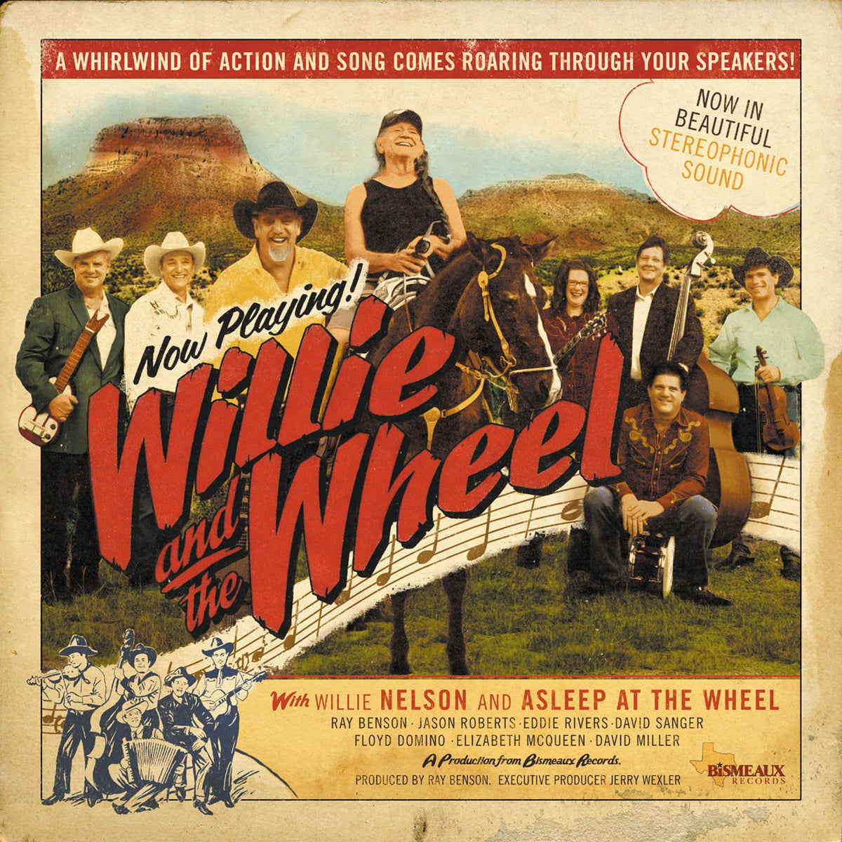 Willie Nelson/Asleep At the Wheel – Willie and the Wheel vinyl record cover