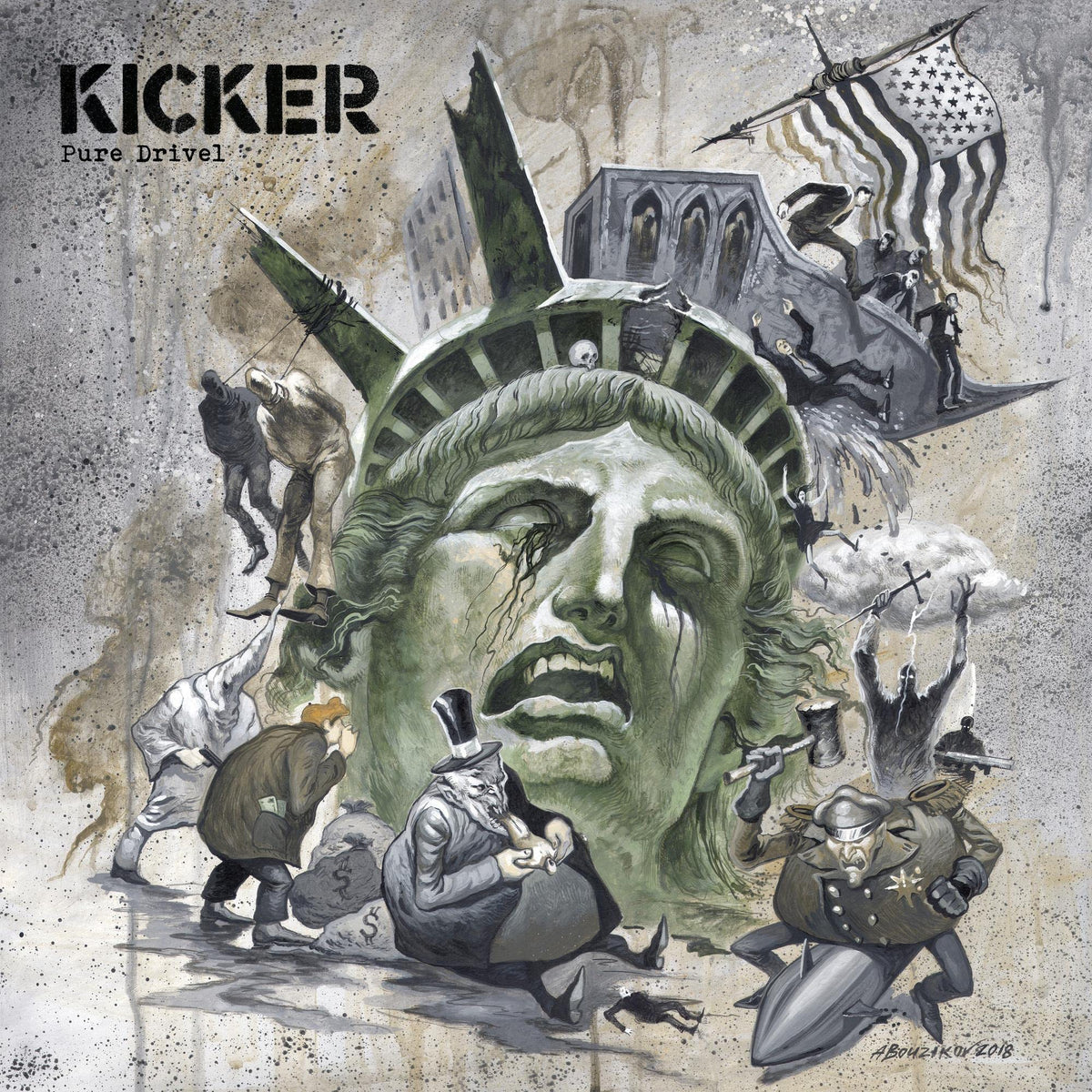 Kicker – Pure Drivel by Kicker vinyl record cover
