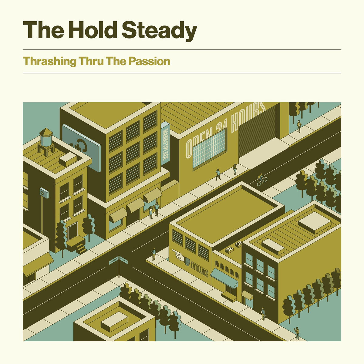 The Hold Steady – Thrashing Thru the Passion vinyl record cover