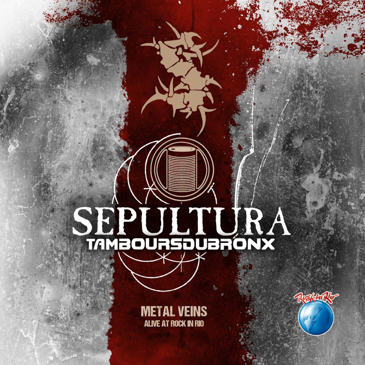 Sepultura – Metal Veins - Alive At Rock In Rio (Limited Edition) vinyl record cover