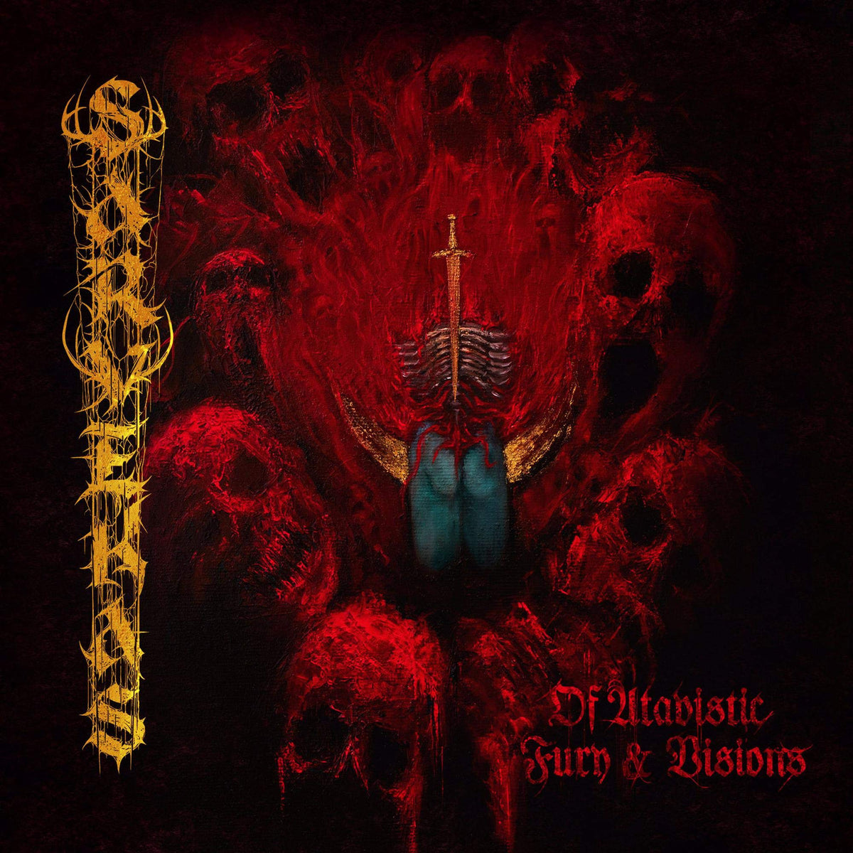 Sarvekas – Of Aravistic Fury & Visions vinyl record cover
