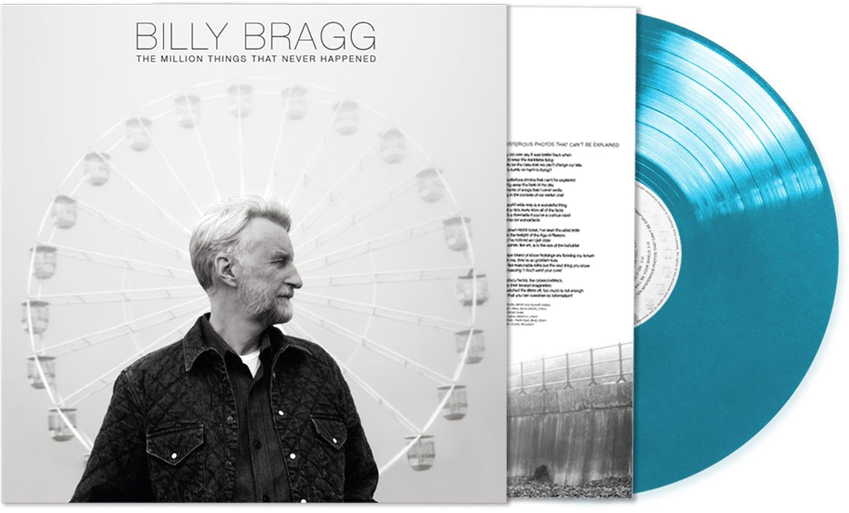 Billy Bragg – Million Things That Never Happened (Transparent Blue Vinyl) vinyl record cover