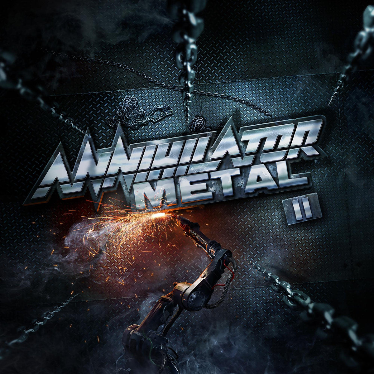 Annihilator, Stu Block & Dave Lombardo – Metal II vinyl record cover