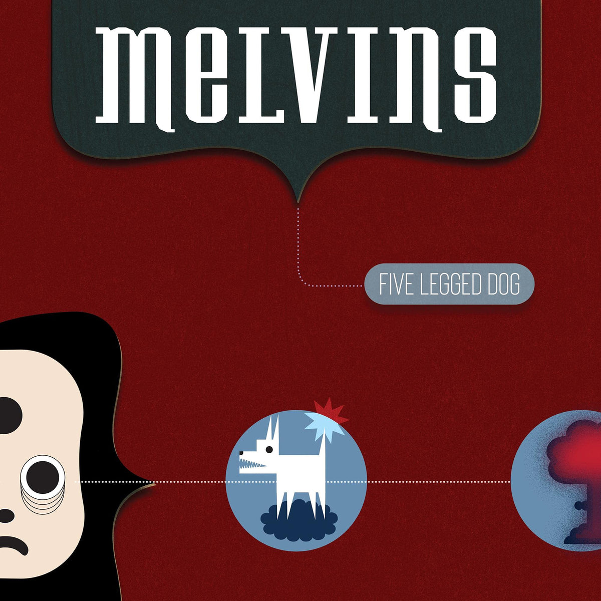 Melvins – Five Legged Dog by Melvins vinyl record cover