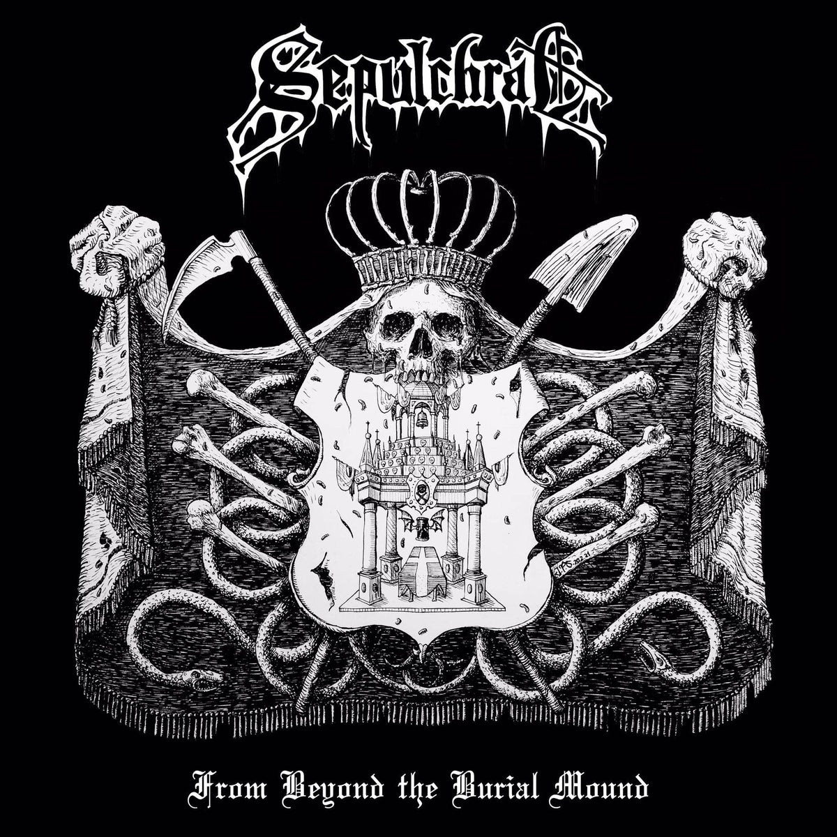 Sepulchral – From Beyond the Burial Mound vinyl record cover