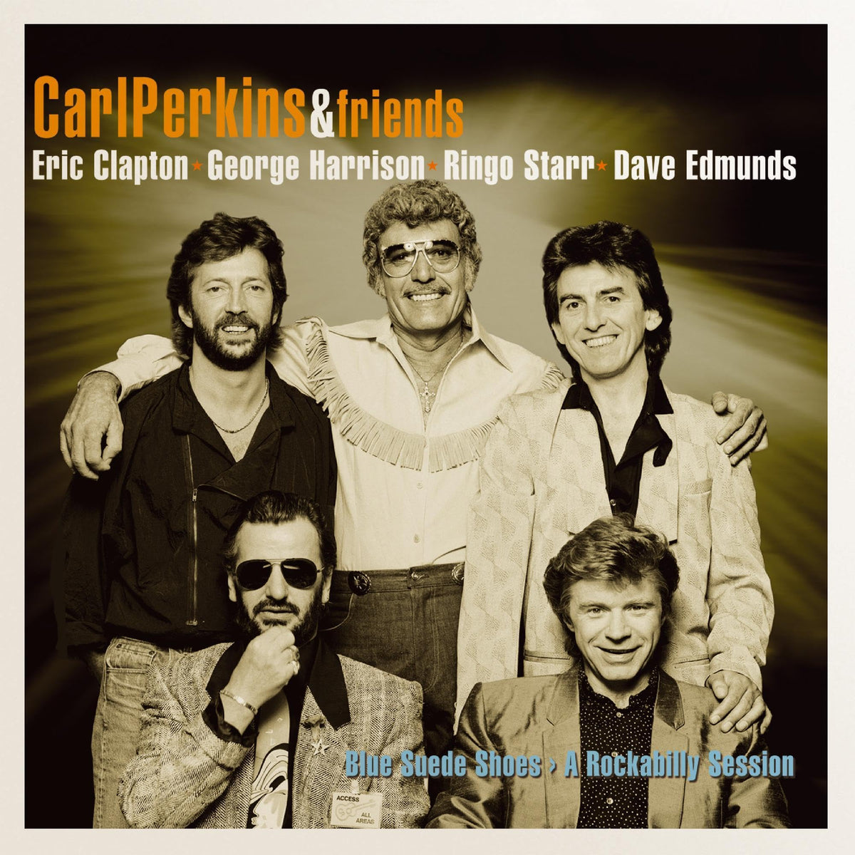 Carl Perkins & Friends – Blue Suede Shoes vinyl record cover