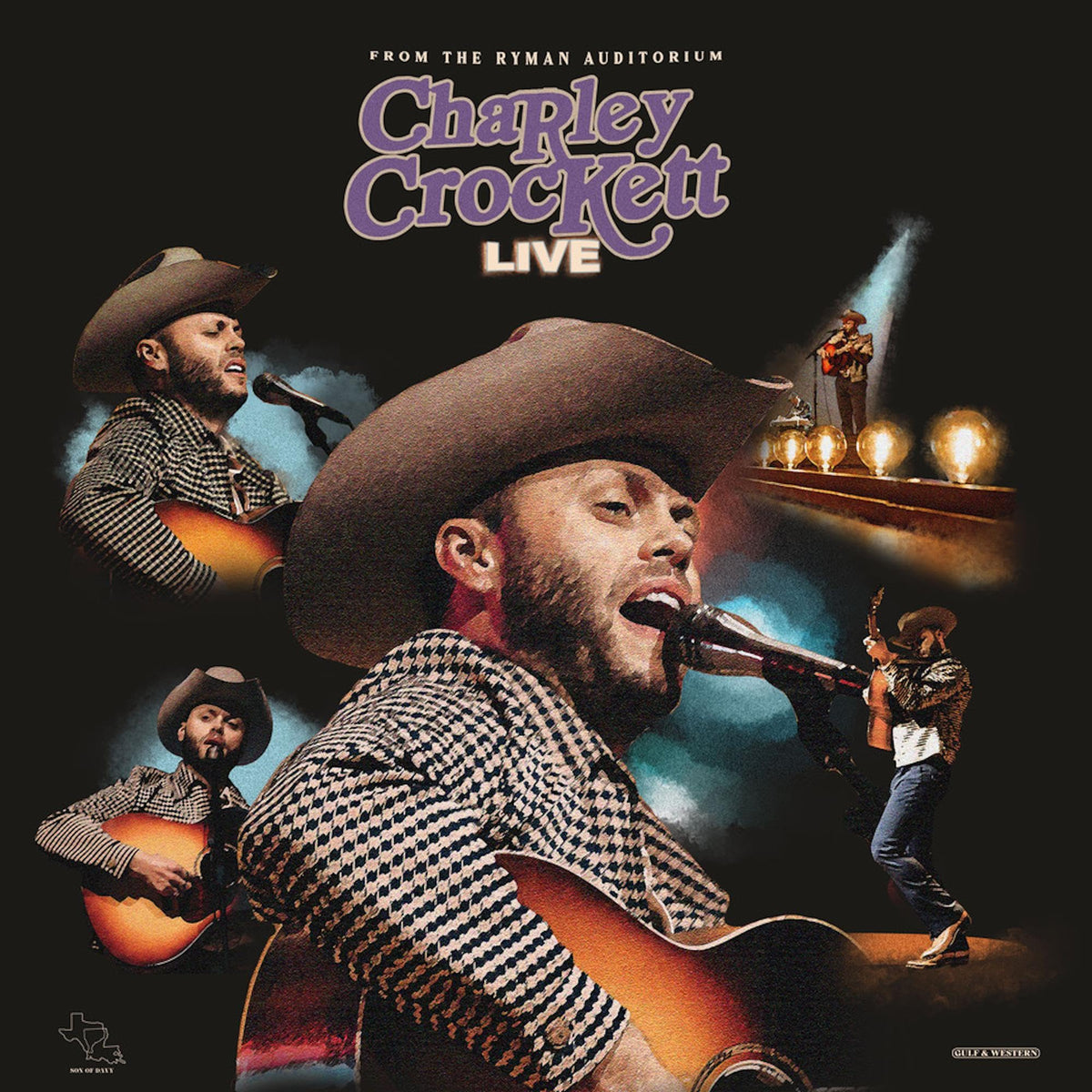 Charley Crockett – Live from the Ryman Auditorium vinyl record cover