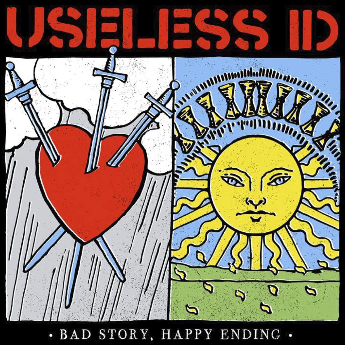 Useless ID – Bad Story, Happy Ending vinyl record cover
