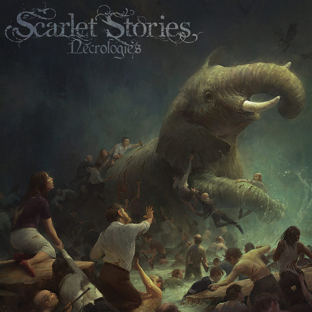 Scarlet Stories – Necrologies vinyl record cover