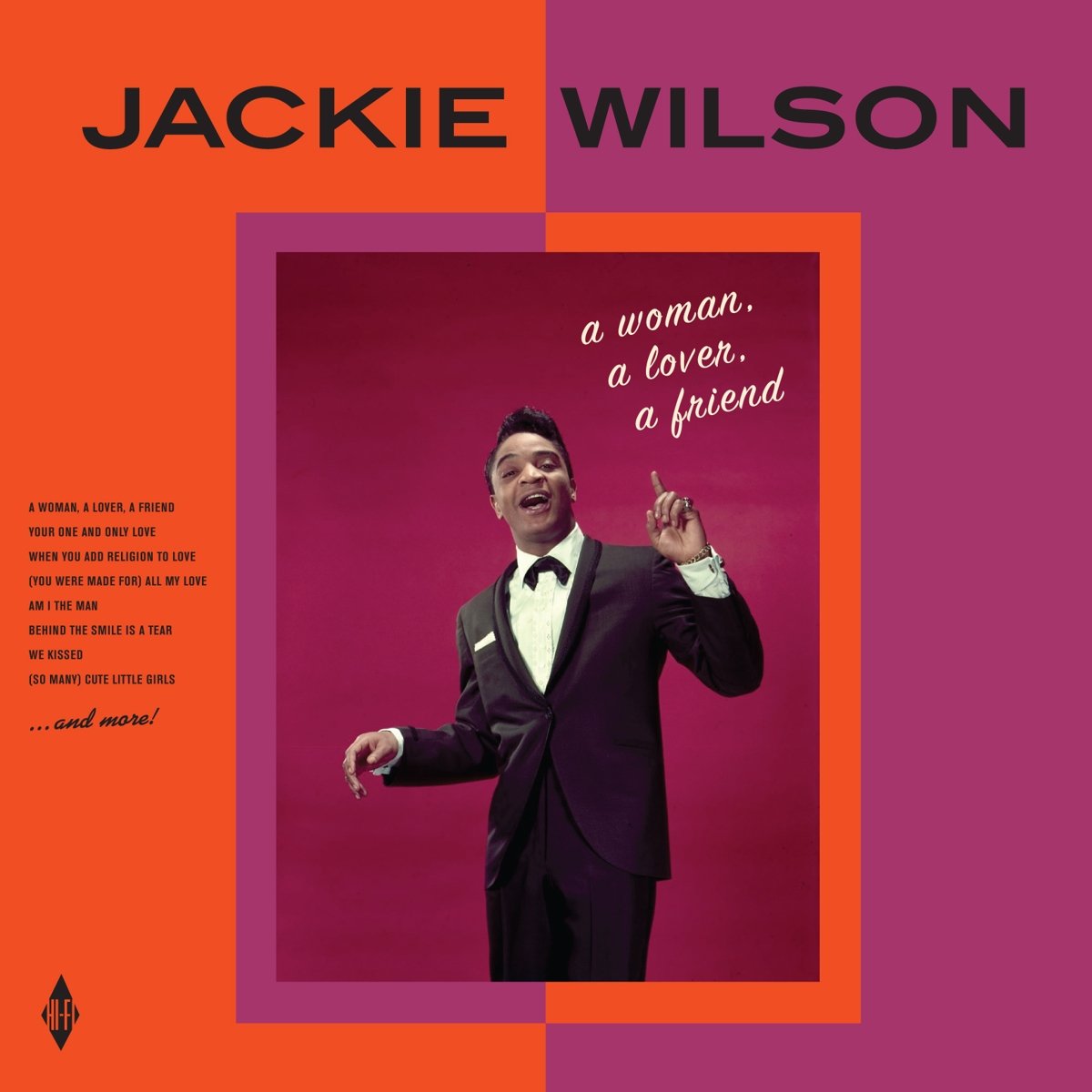 Jackie Wilson – A Woman, a Lover, a Friend vinyl record cover