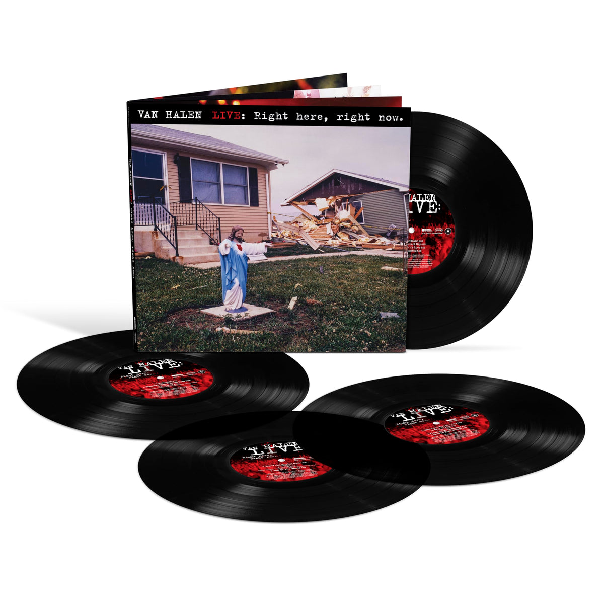 Van Halen – Live: Right Here, Right Now. vinyl record cover