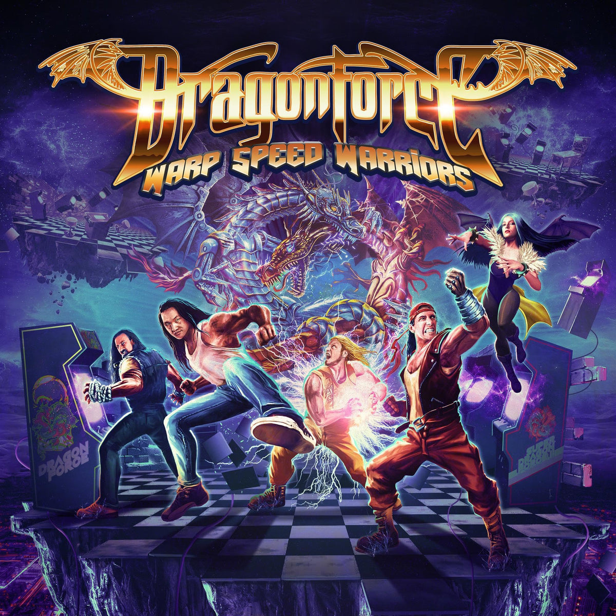 DragonForce – Warp Speed Warriors vinyl record cover