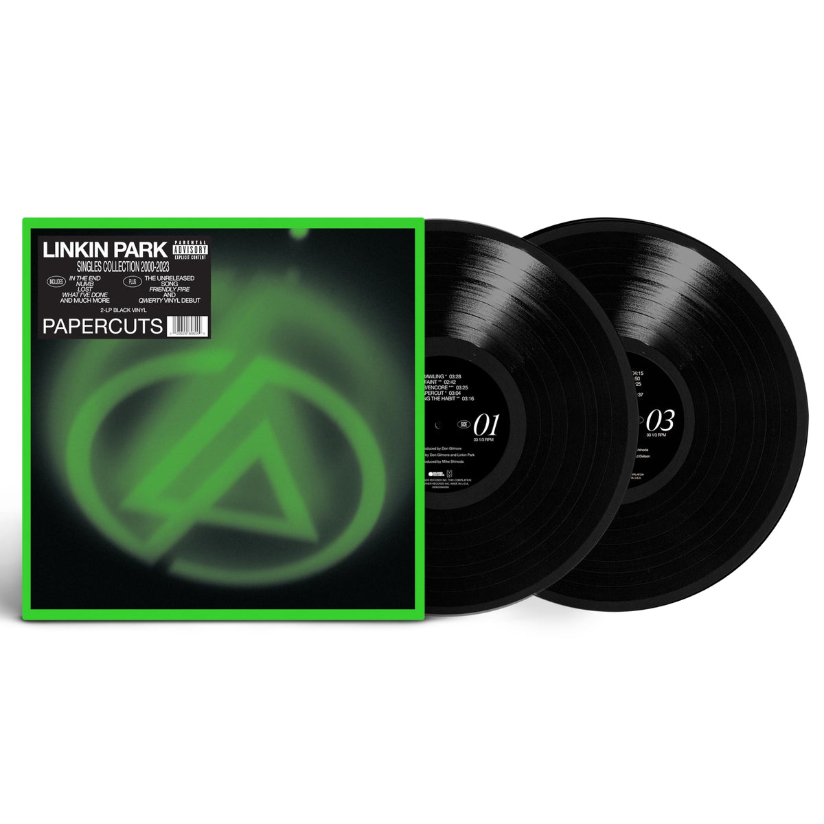Linkin Park – Papercuts vinyl record cover