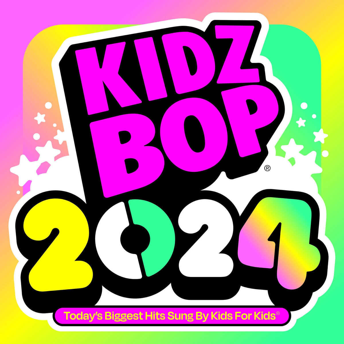Kidz Bop Kids – Kidz Bop 2024 (Pop Star Pink Vinyl) vinyl record cover