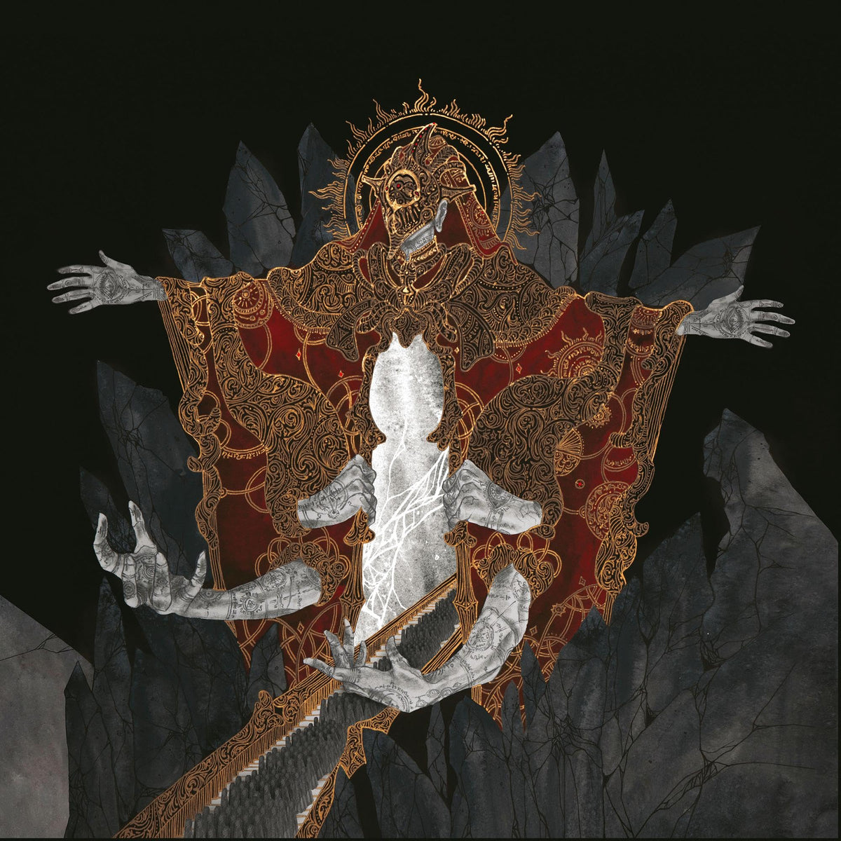 Dvne – Voidkind (Burnt Skin Marble Vinyl) vinyl record cover