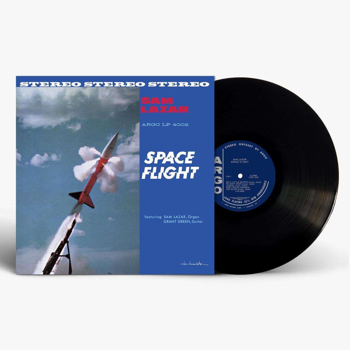 Sam Lazar – Space Flight vinyl record cover