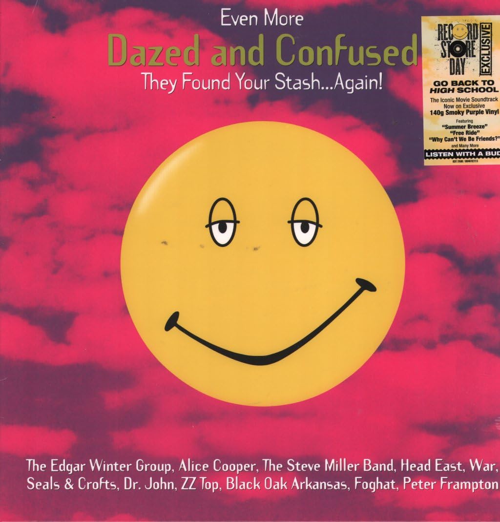 Various Artists – Even More Dazed & Confused - Original Soundtrack (Smokey Purple V vinyl record cover