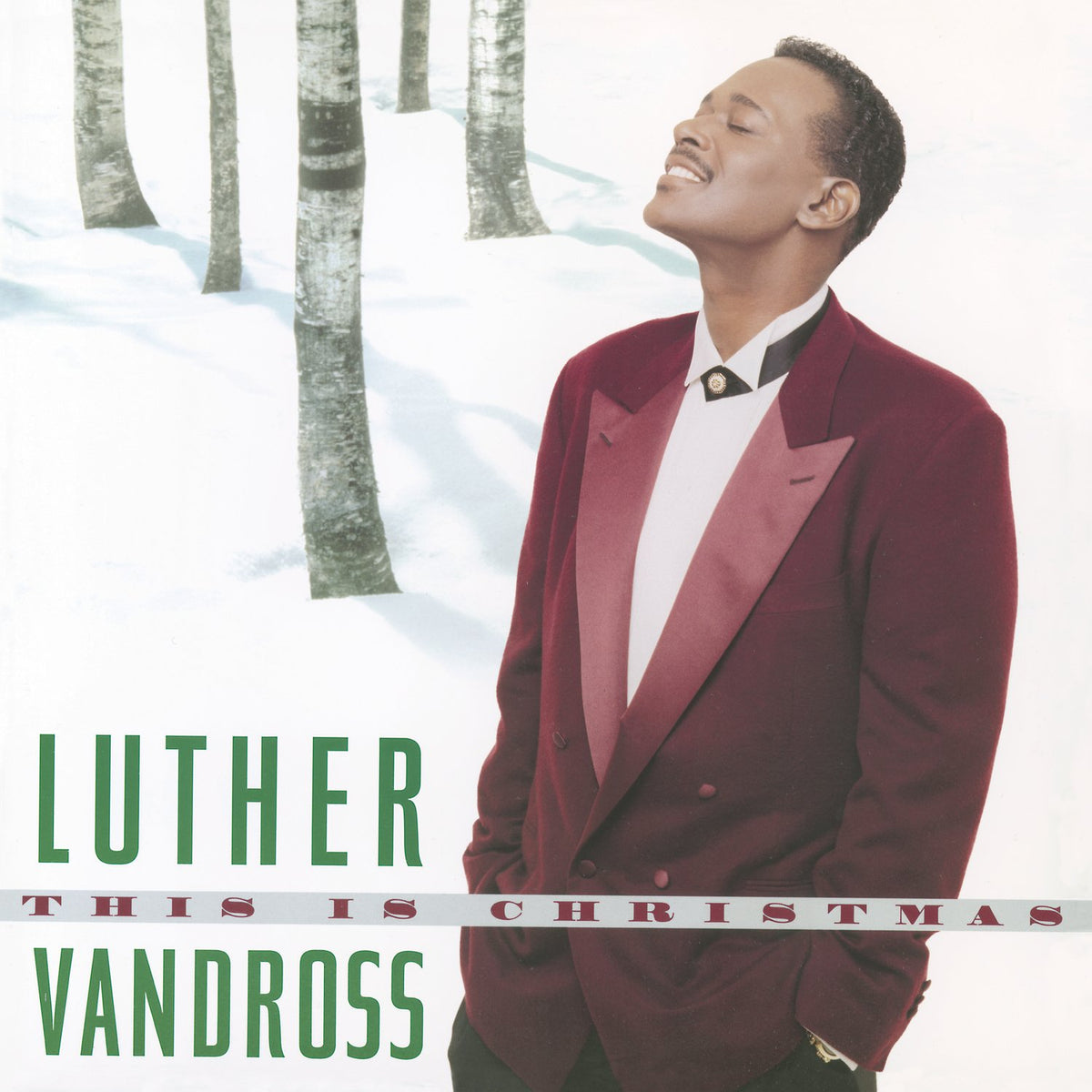 Luther Vandross – This Is Christmas by Luther Vandross vinyl record cover