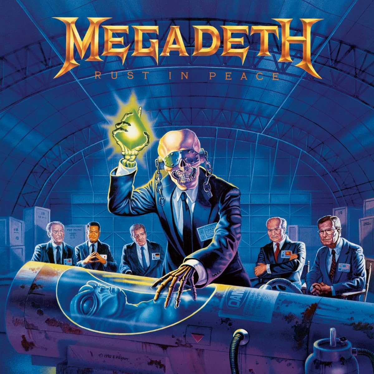 Megadeth – Rust in Peace vinyl record cover
