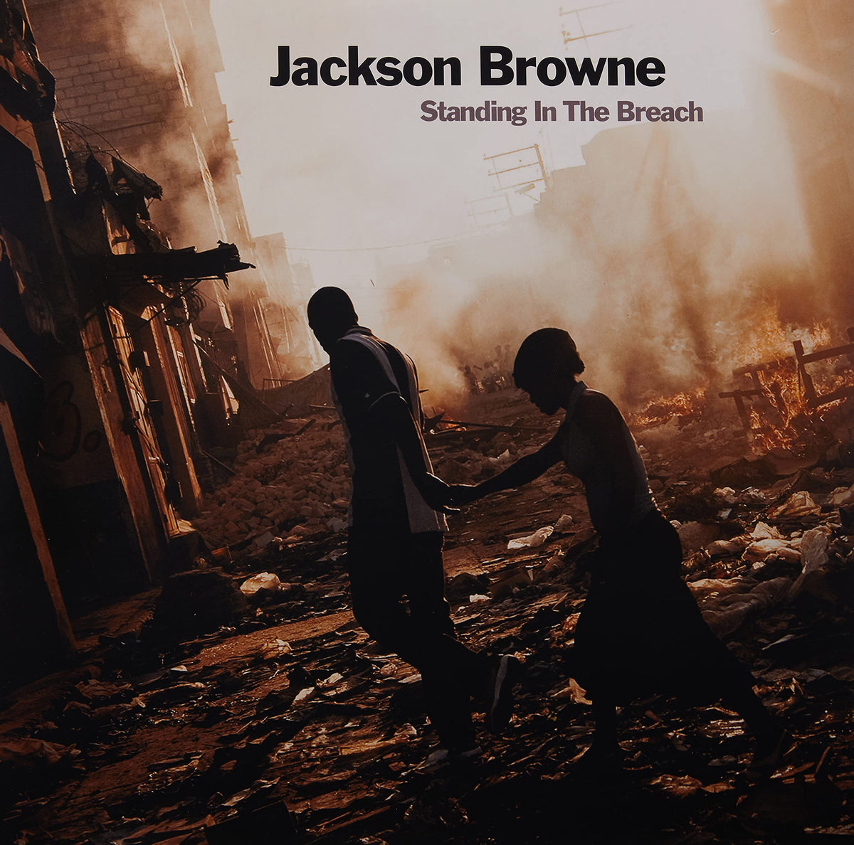 Jackson Browne – STANDING IN THE BREACH (2LP) by JACKSON BROWNE vinyl record cover