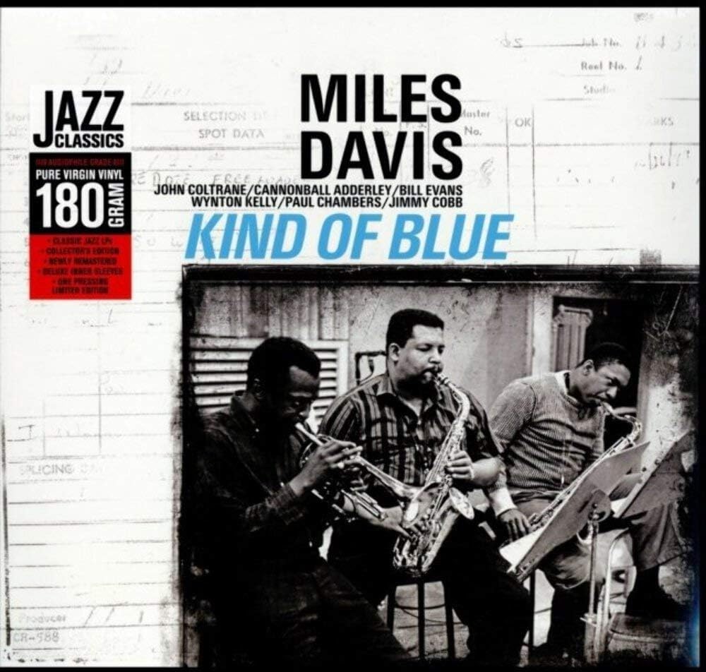 Miles Davis – Kind of Blue vinyl record cover