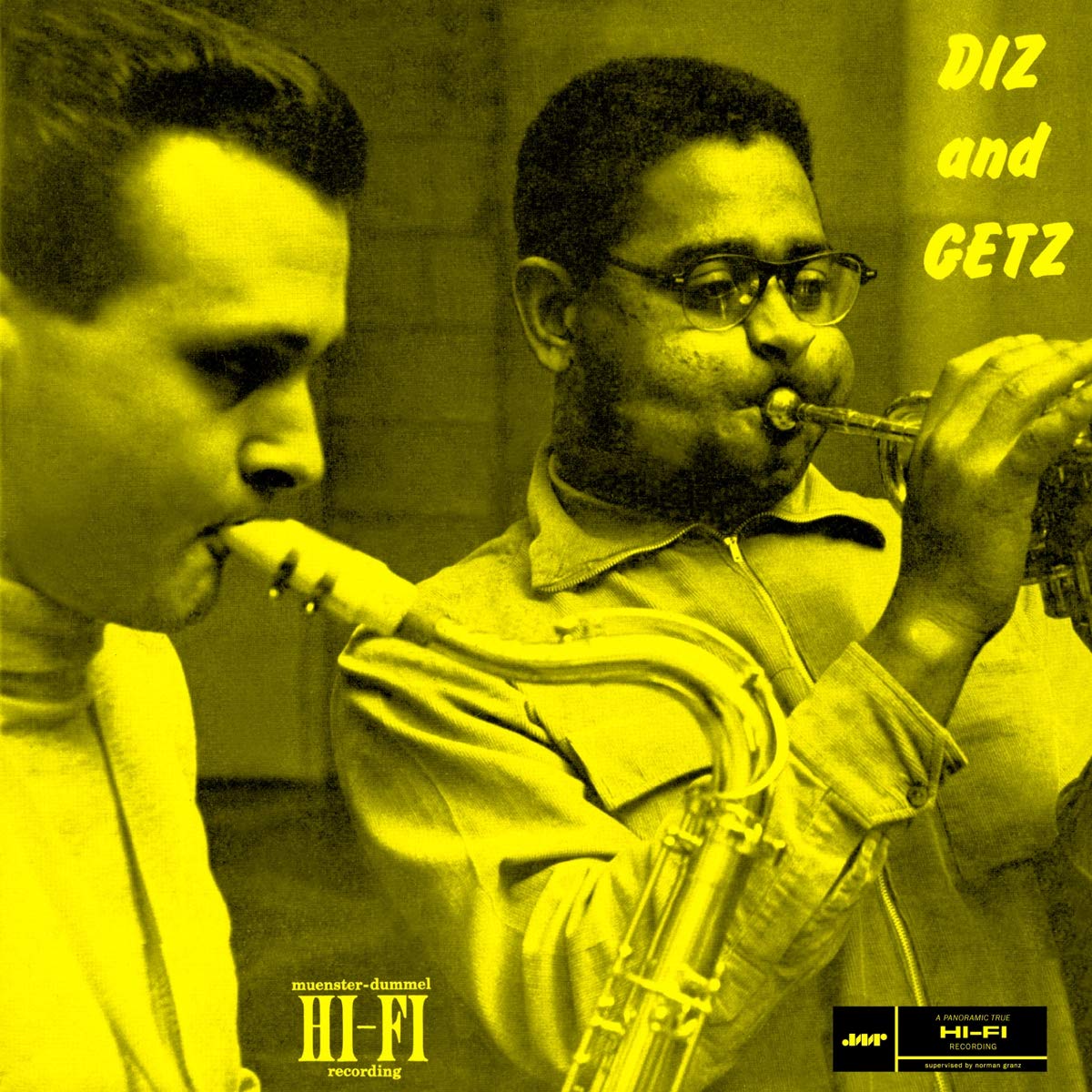 Dizzy Gillespie & Stan Getz – Diz and Getz vinyl record cover