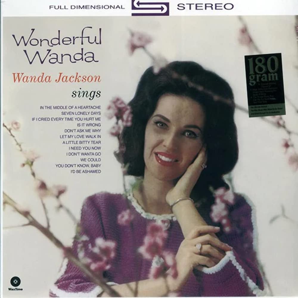 Wanda Jackson – Wonderful Wanda vinyl record cover