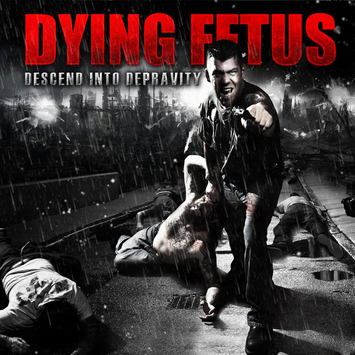 Dying Fetus – Descend Into Depravity vinyl record cover