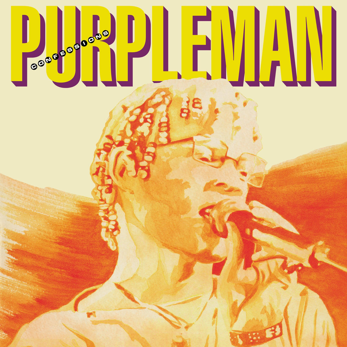 Purpleman – Confessions vinyl record cover